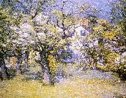 John J Enneking Through the Orchard oil painting